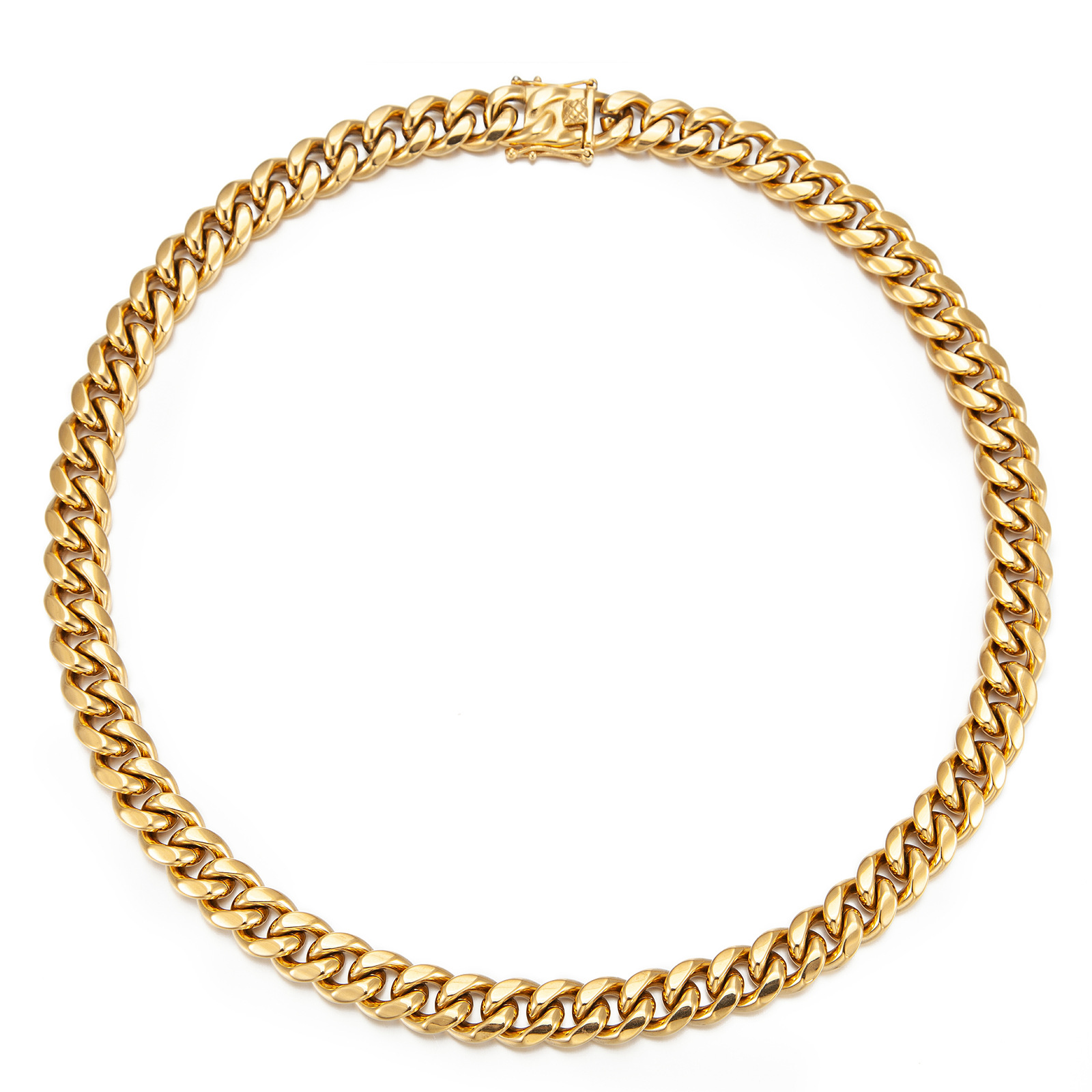 1:Necklace Gold 8mm*60cm