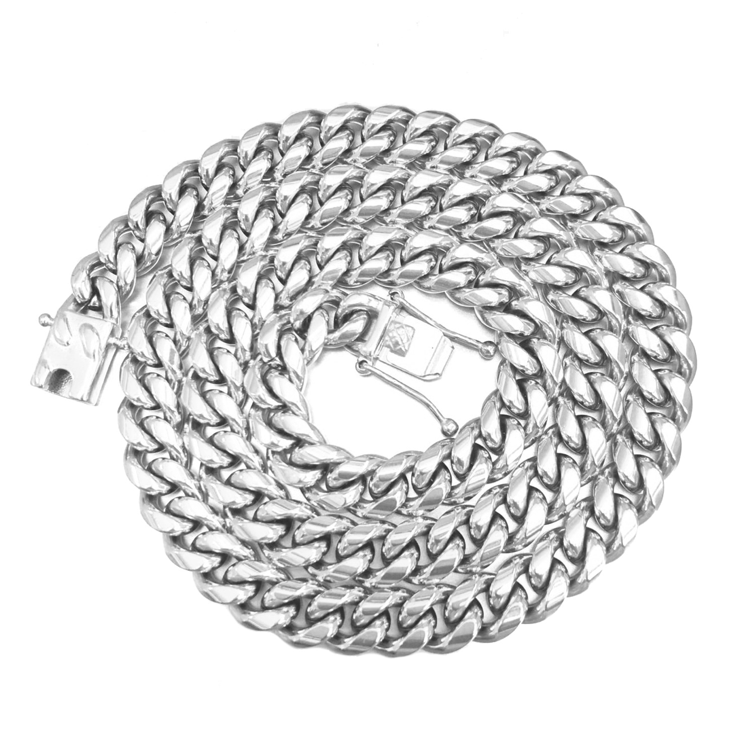Necklace Steel Color 10mm*60cm