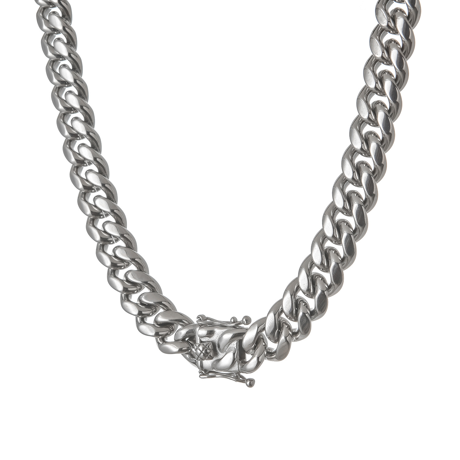 Necklace Steel Color 14mm*60cm