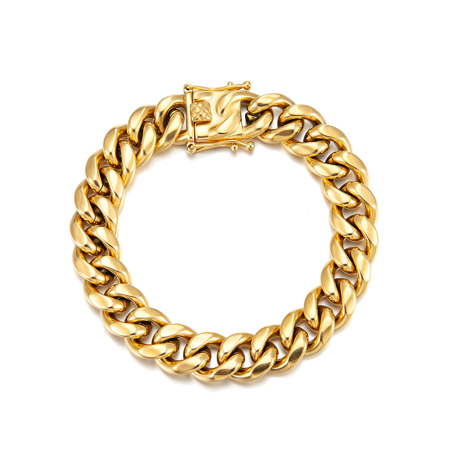 8:Bracelet Gold 10mm*22cm