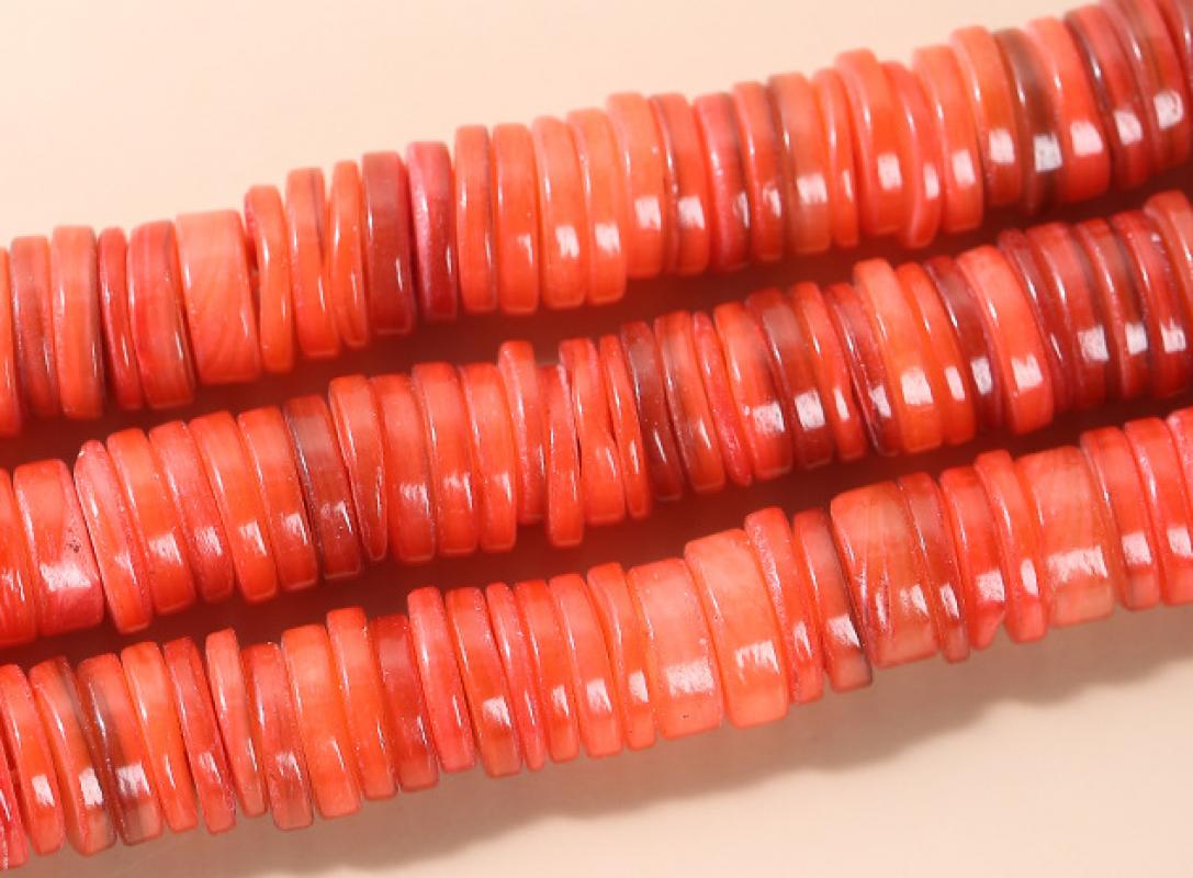 red 6-7*1-2mm  about 190 pcs