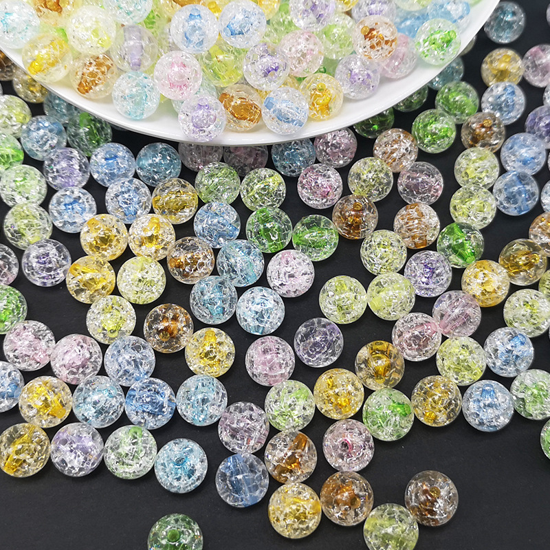 Mixed color beads (10mm hole about 1.5mm)