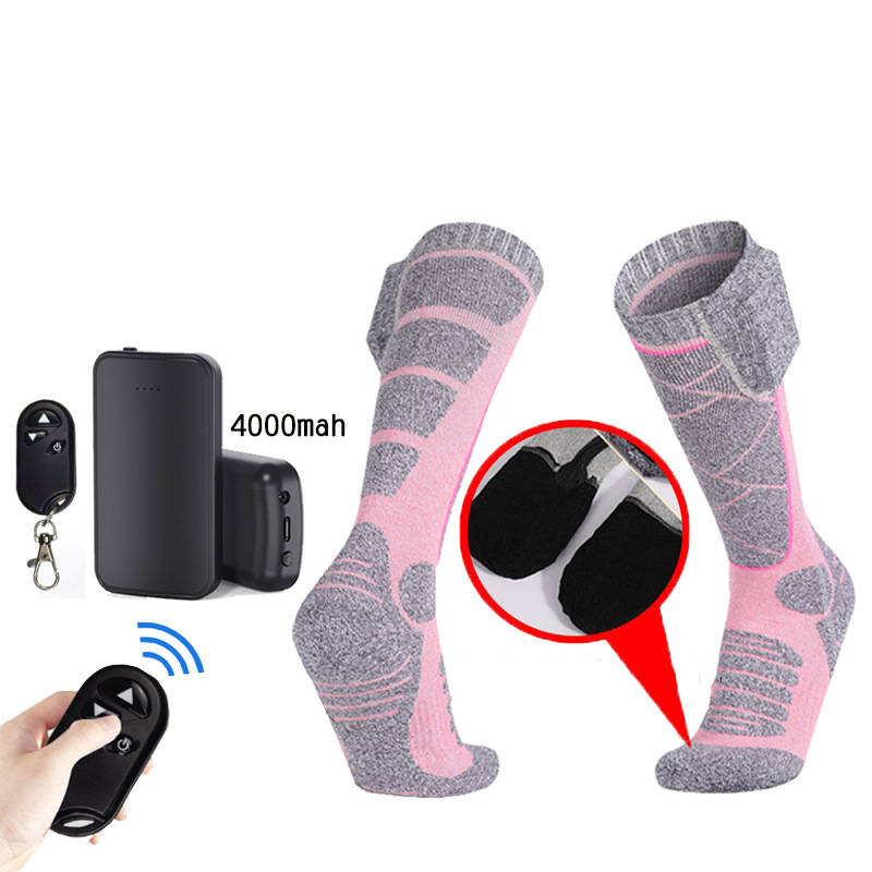 Pink:Single sock (sole and instep heat), remote control, battery