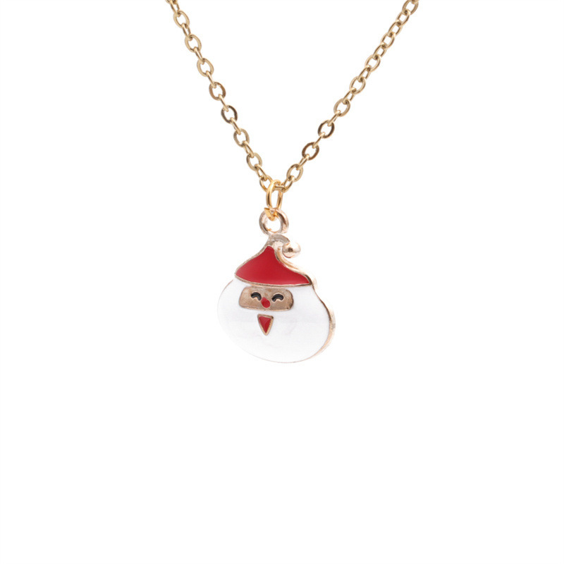 Christmas Snowman Necklace