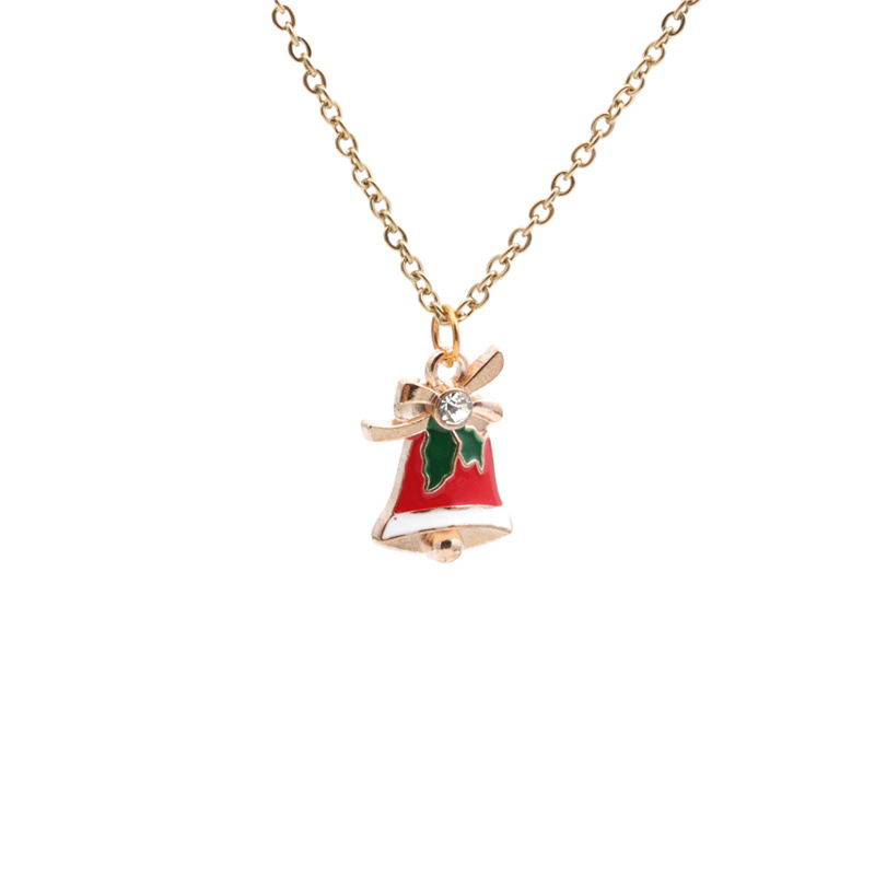 3:christmas bell necklace