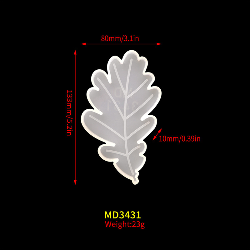4:Small Leaf Coaster Mould MD3431