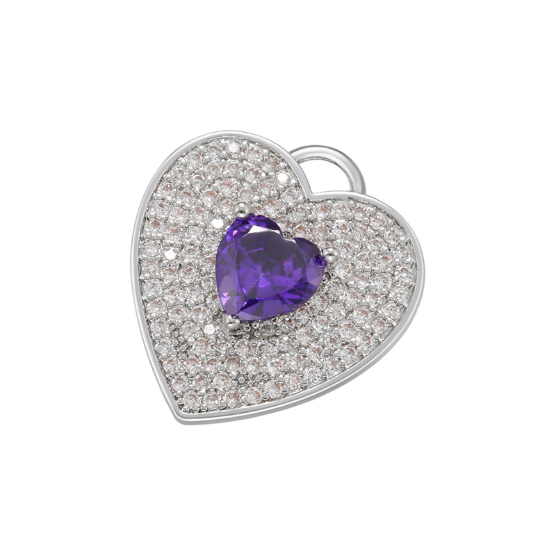 8:White Gold Purple Diamond