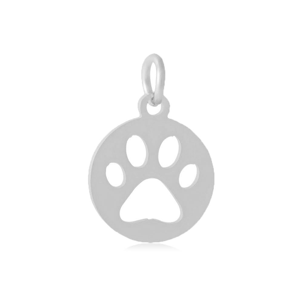 Round cat paw steel color
