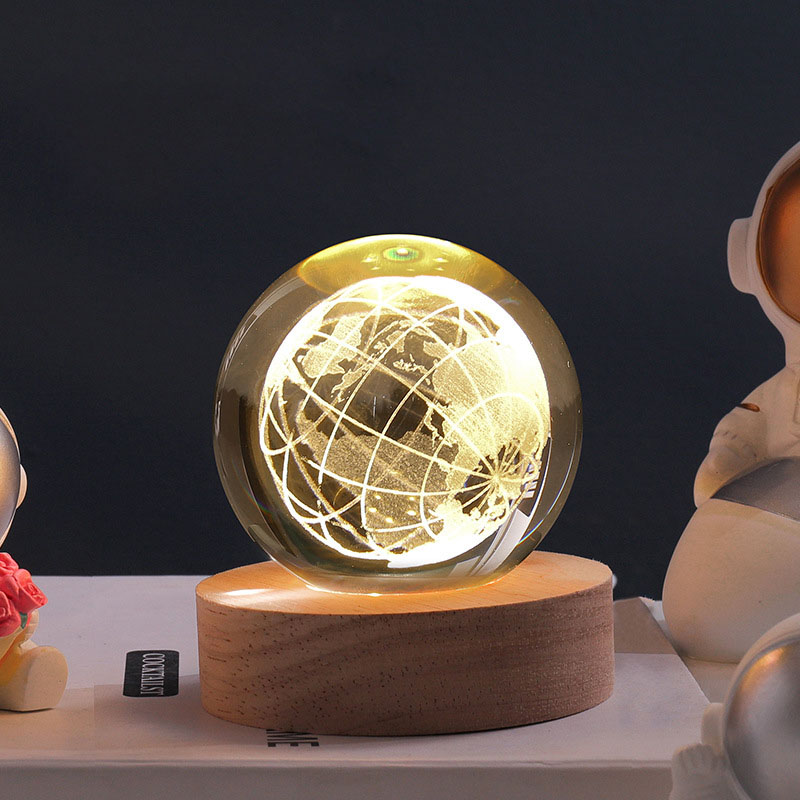 Globe(6cm crystal ball and base)