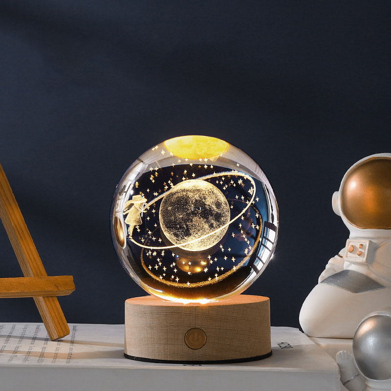 16:Spacewalk(8cm crystal ball and base)