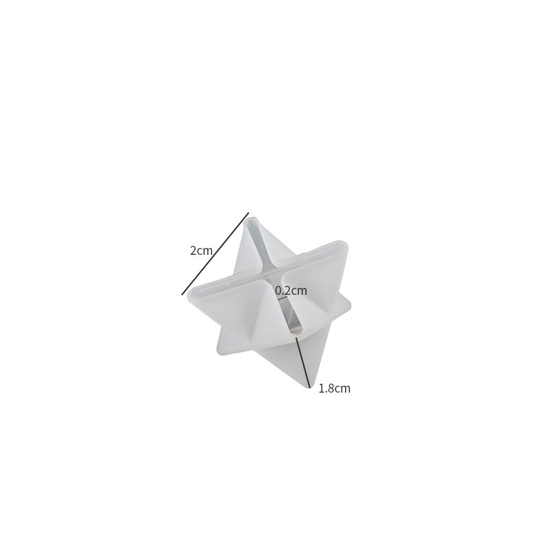 1:Hexagram Pendant Mould (20mm)