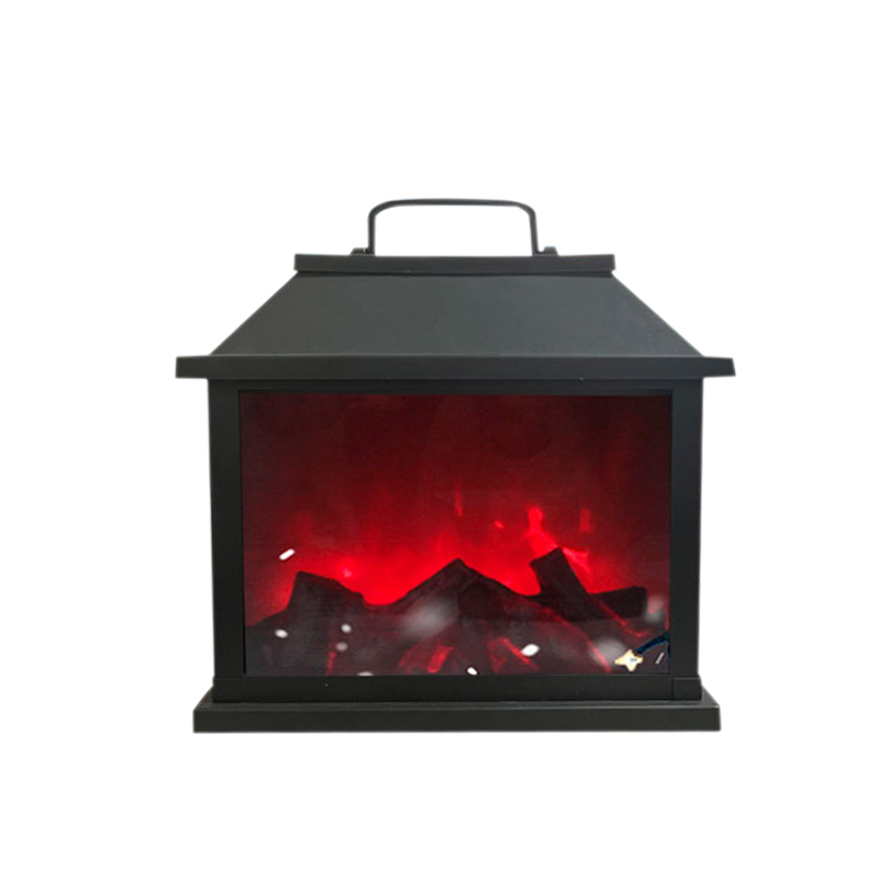 (Boxed) Portable Square Fireplace Light