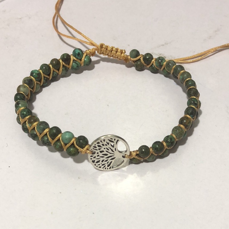 4:Green silver pendant