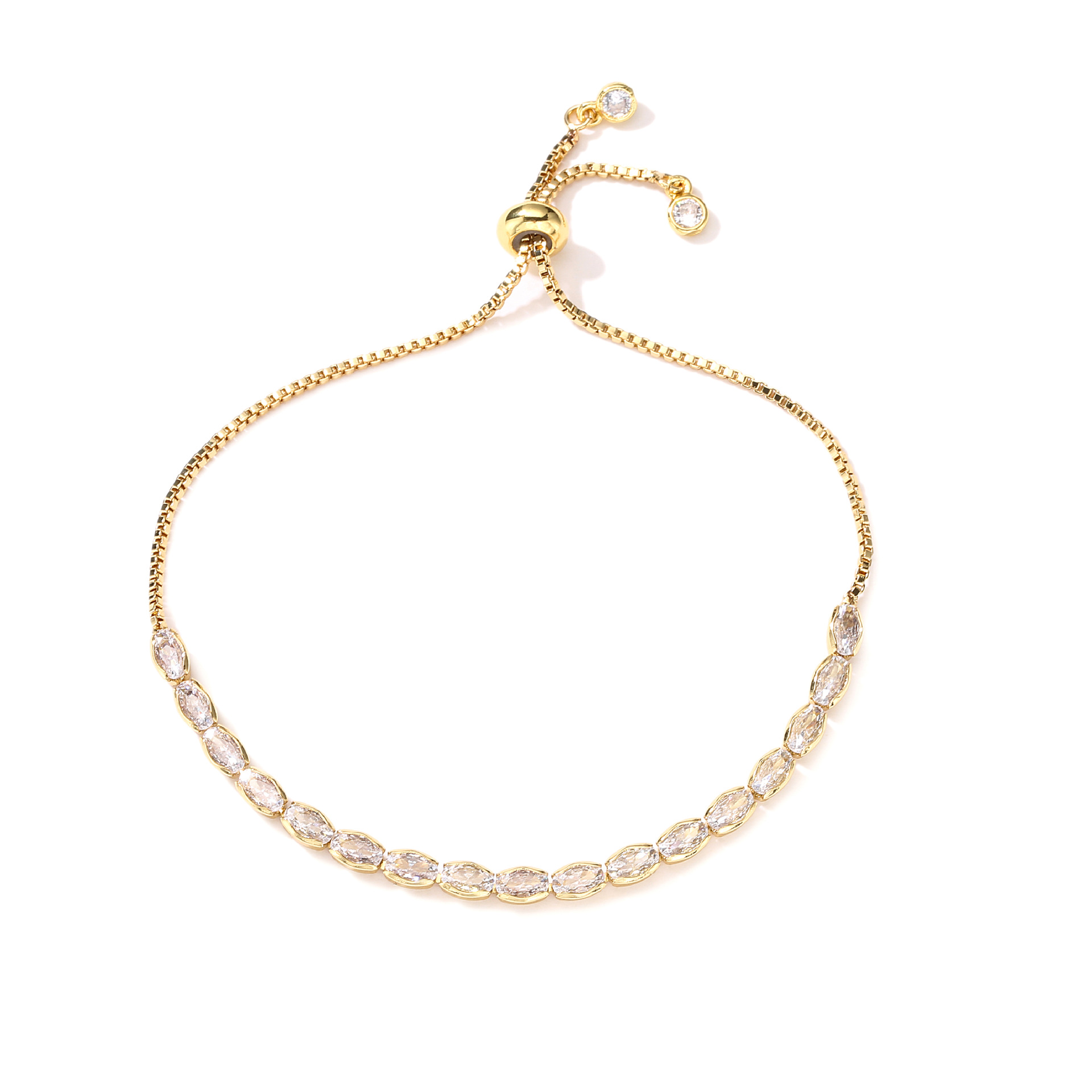 3:Oval Gold Bracelet