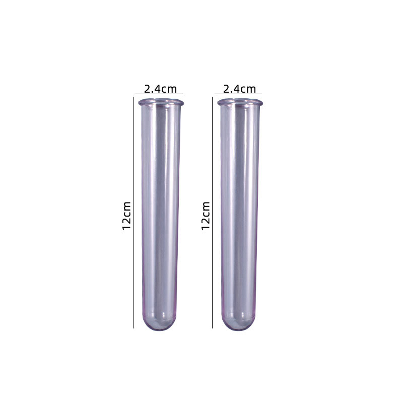 Acrylic light purple test tube (pack of 2)
