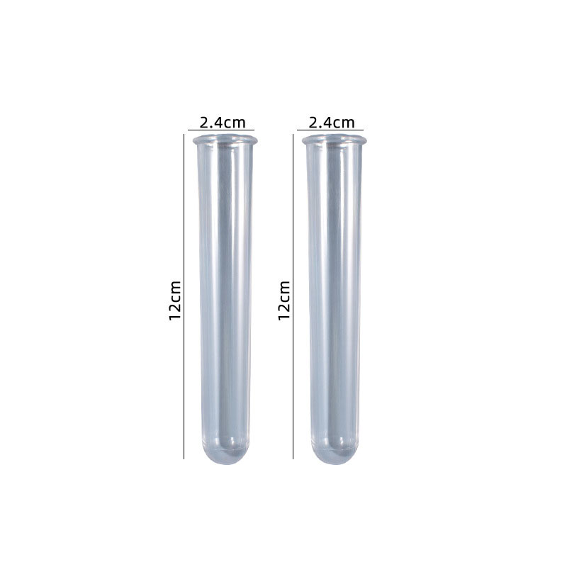 Acrylic transparent test tubes (2 packs)