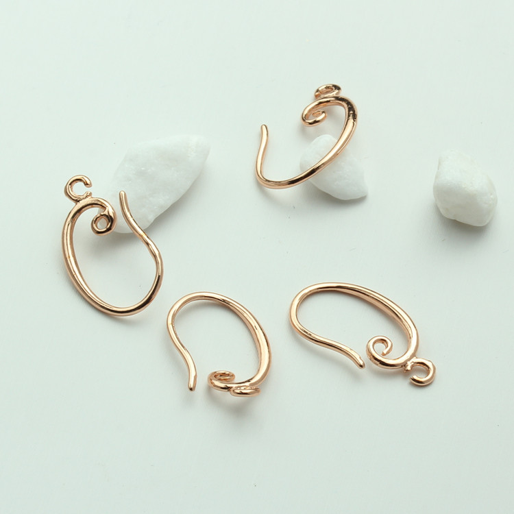 5:rose gold color 9-shaped ear hook