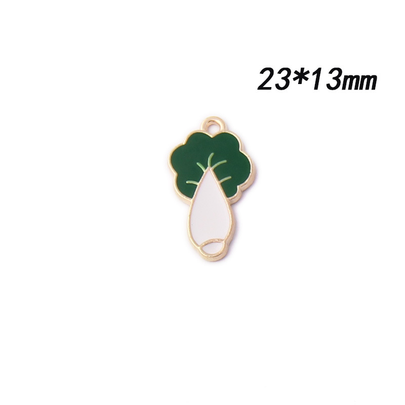 1:Green cabbage 23*13mm