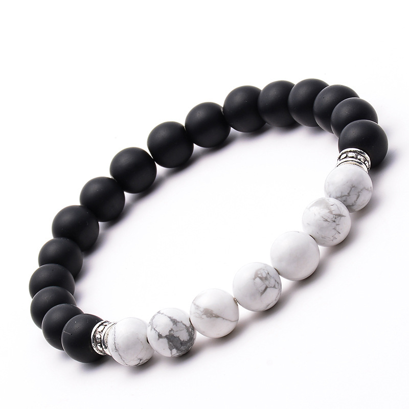 Black and white stone 10mm