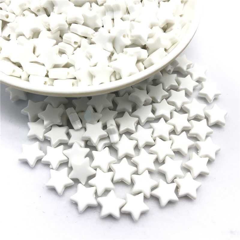 Solid white 9mm (100pcs/pack)