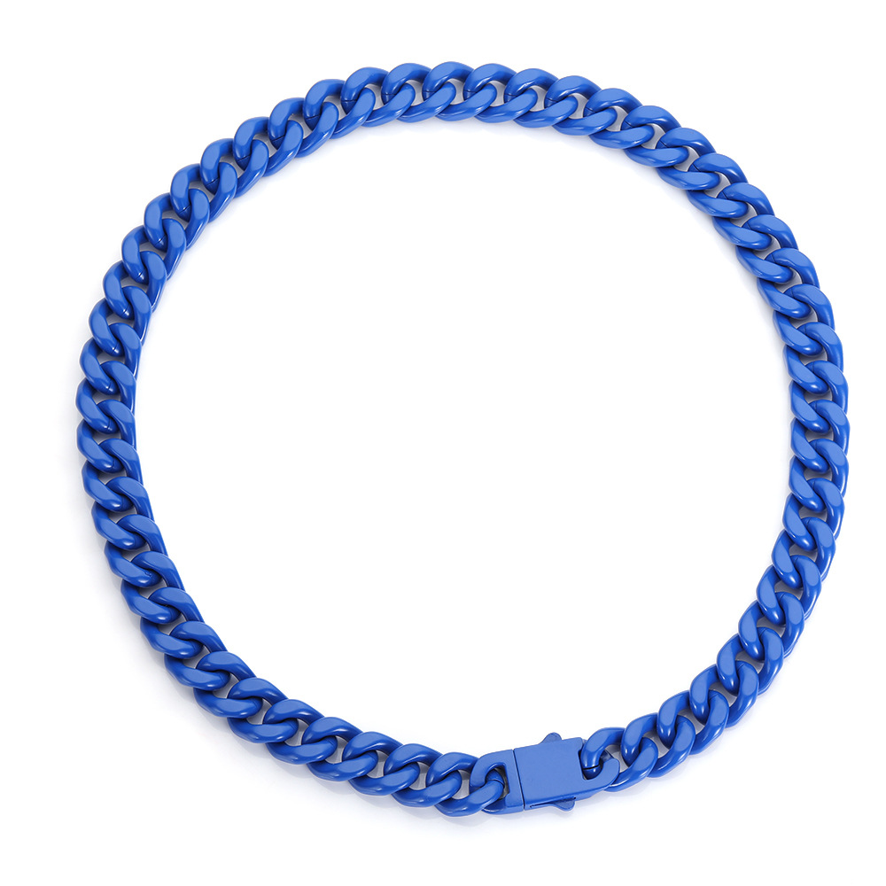 Dark Blue Necklace 19.7" (50cm)
