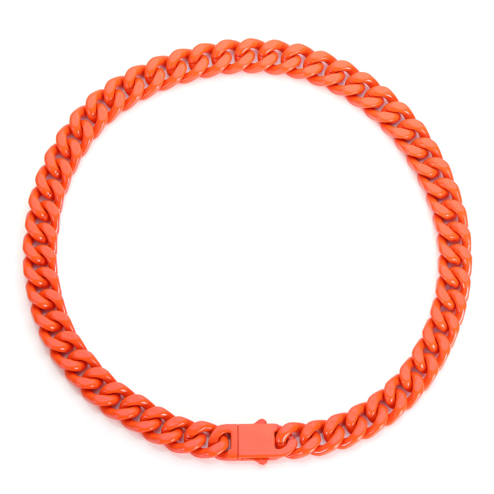 Orange Necklace 19.7 inches (50cm)