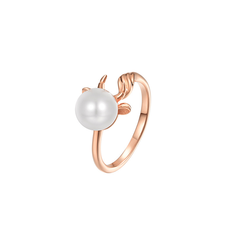 2:Rose Gold Color Shell Pearl