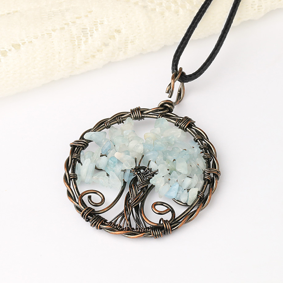 16:Aquamarine Necklace