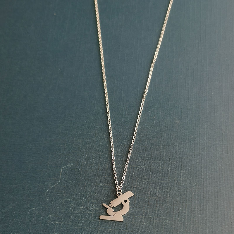 2:silver necklace