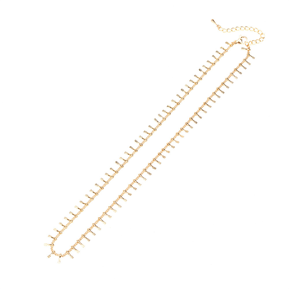 2:Gold Necklace 40 5cm