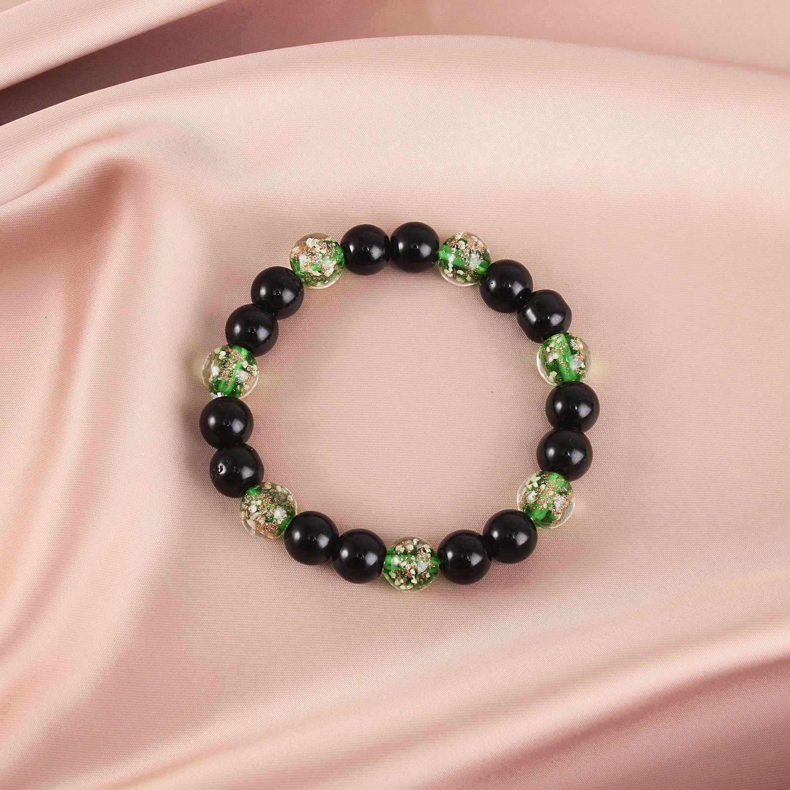 Luminous Sands Glass Bracelet Green