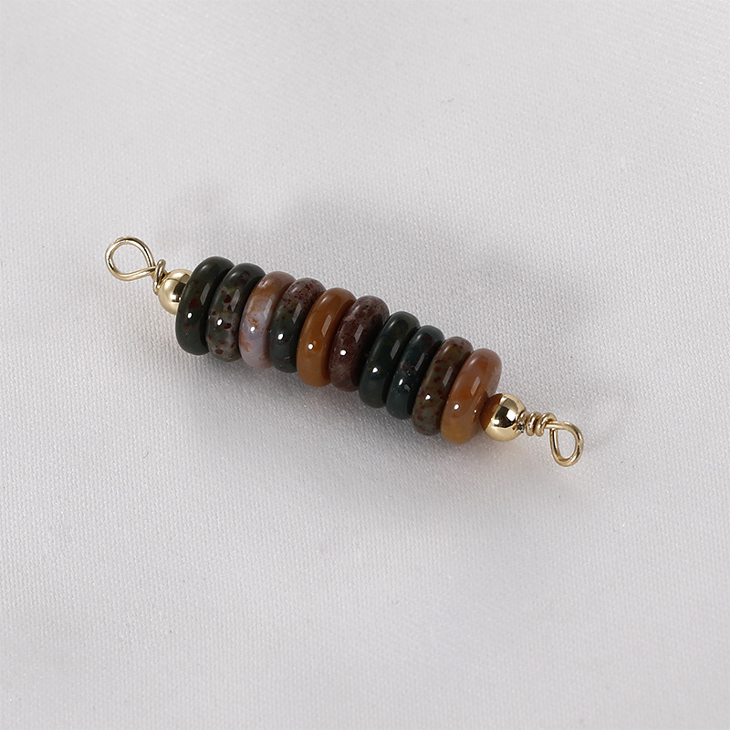 5# African Onyx Double Hanging 6x31mm
