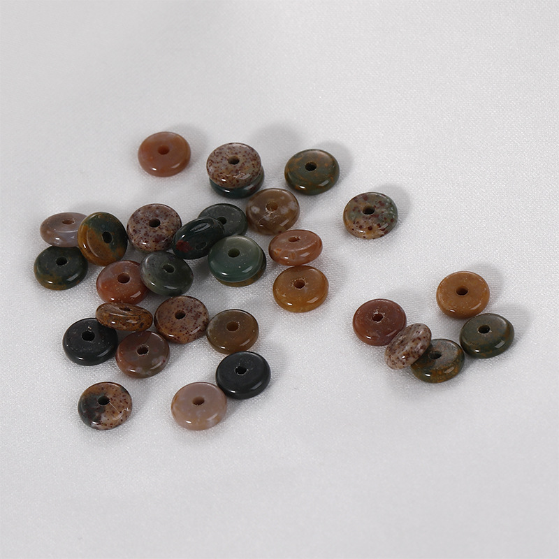 15# African Agate [10 Pieces] 6x2mm