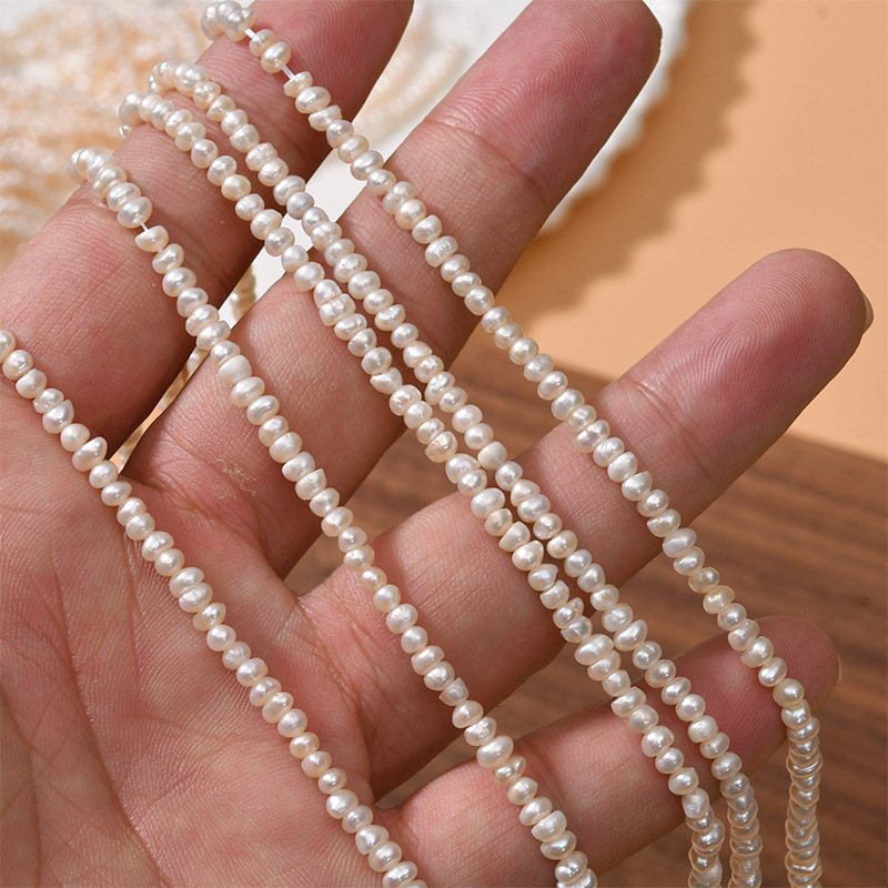 5:5#3-3.5mm round beads [1 about 150 pieces] about 37cm long