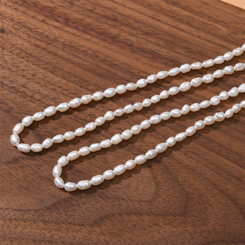 6#3-3.5mm rice beads [about 70 per 1] about 34cm long