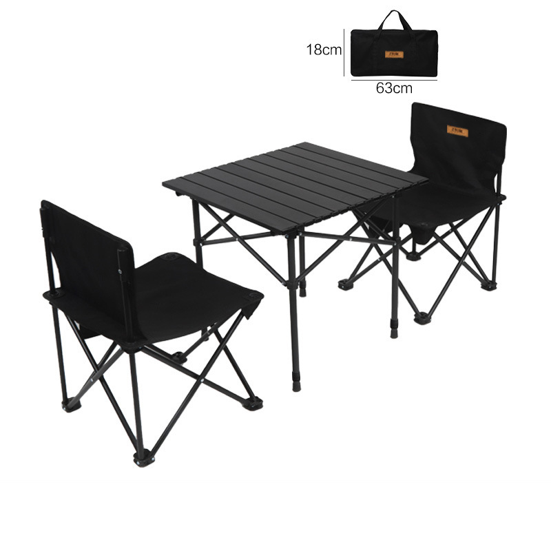 F table 55x54x52/68cm, chairs 40x40x33cm