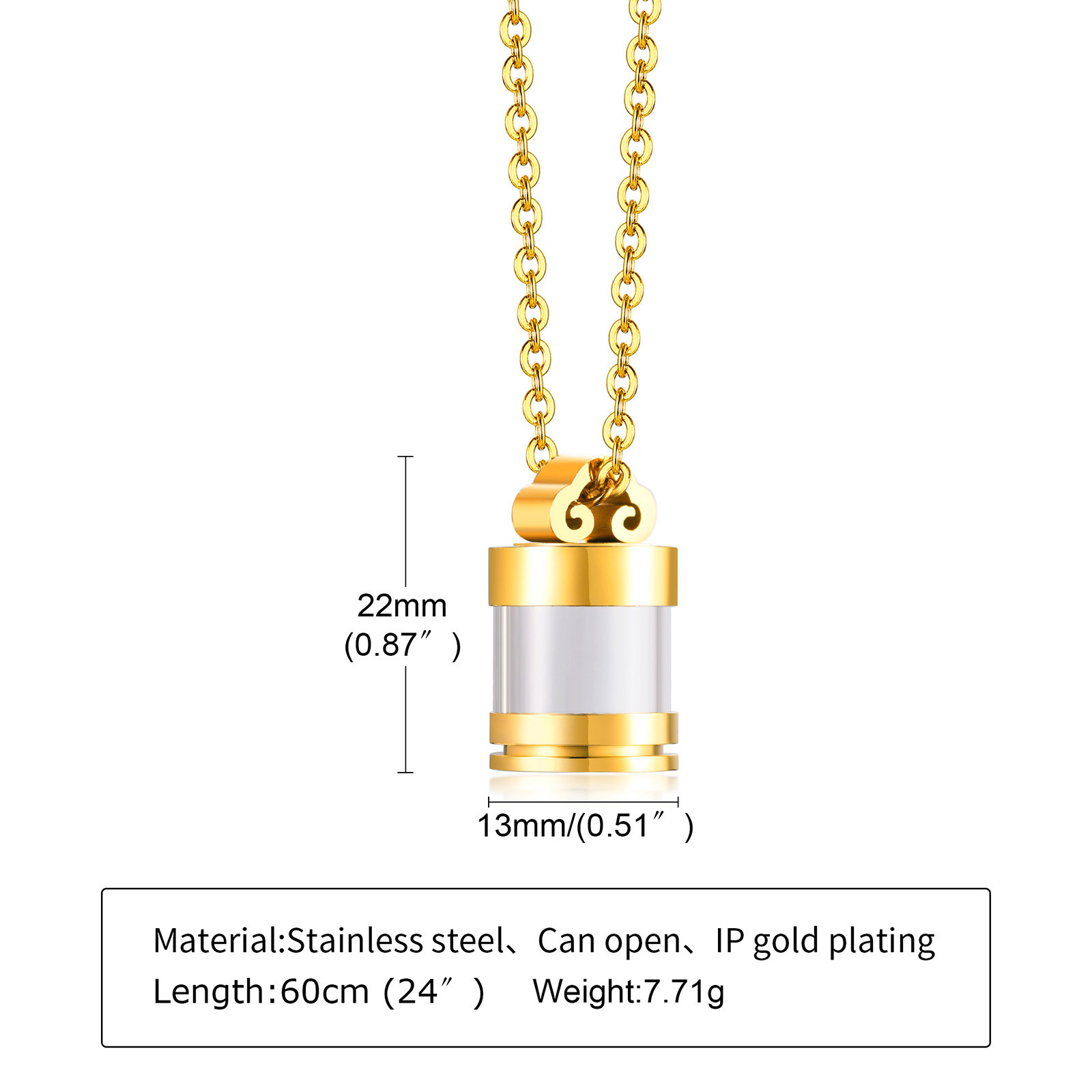 5:Gold Pendant   Chain