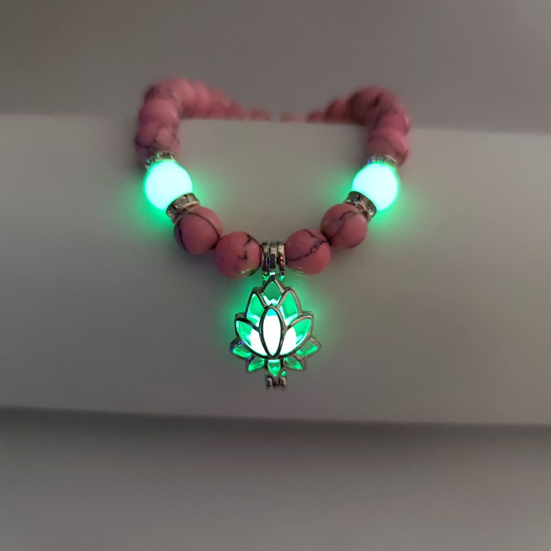 Pink Turquoise Green Light