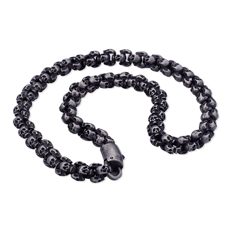 65cm boiled black necklace