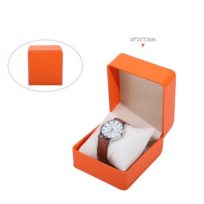 Orange Rounded Cycling Line Watch Box
