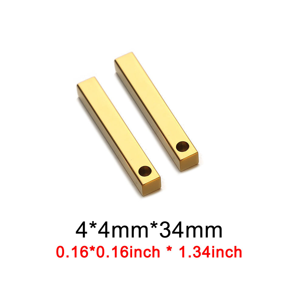 4mm * 34mm gold