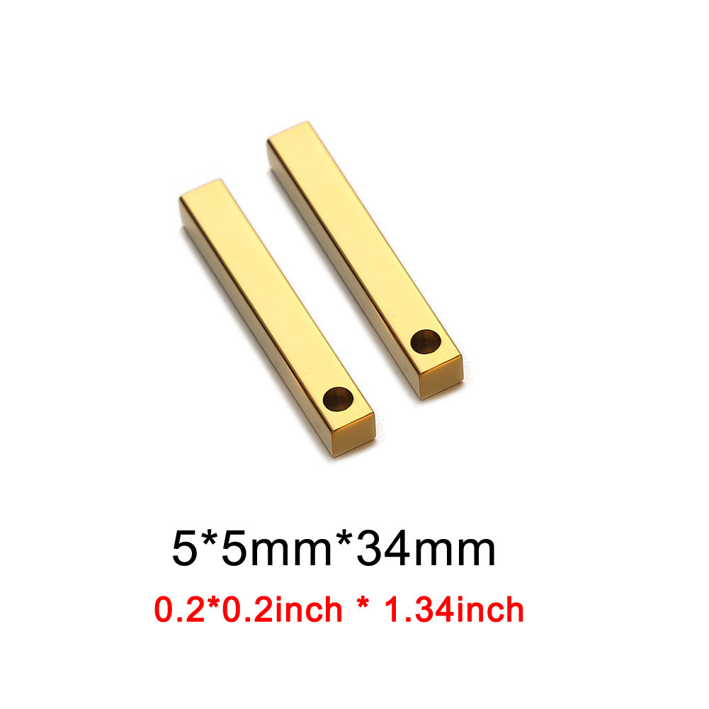 4:5mm * 34mm gold