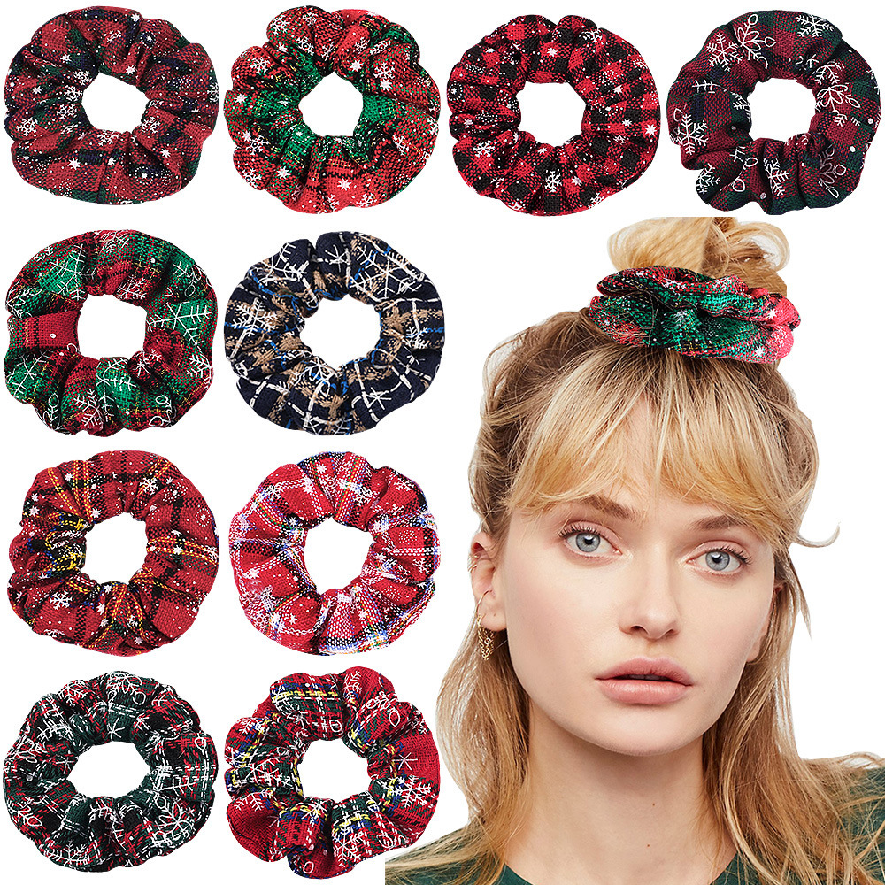1:Christmas hair rings ten colors
