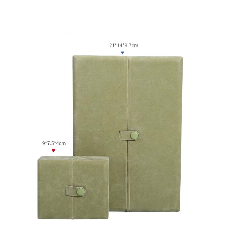 4:Green double gold flannelette set box