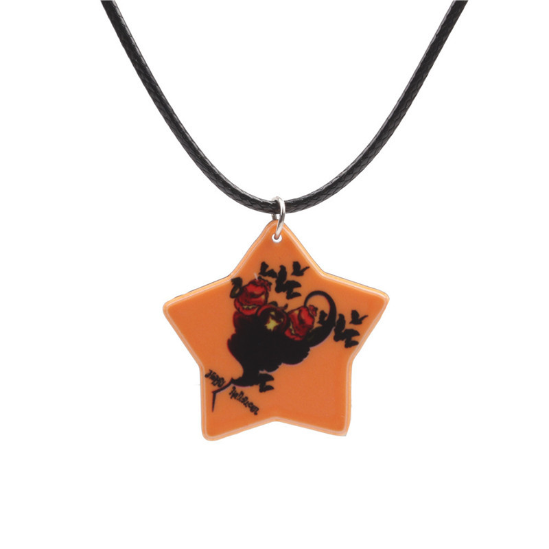 4:Five-pointed pumpkin necklace