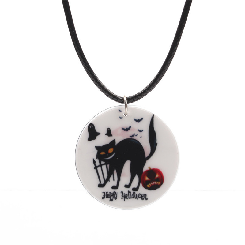 4:White cat necklace