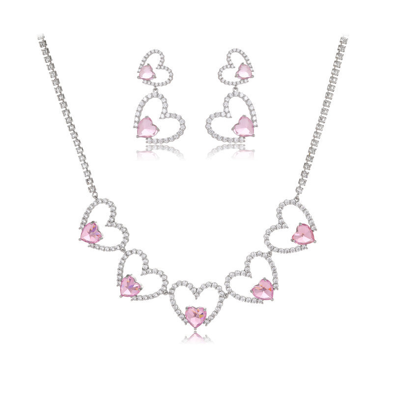 Earrings and necklace set