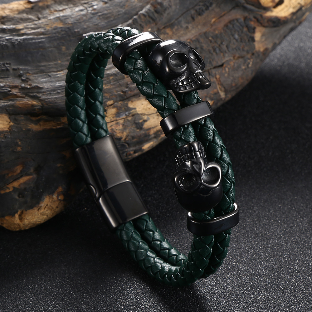 Green [genuine leather] 165mm
