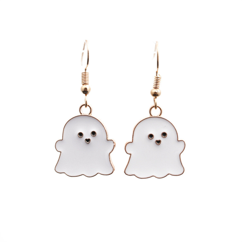2:White Ghost Earrings