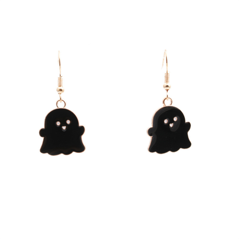 Black Ghost Earrings